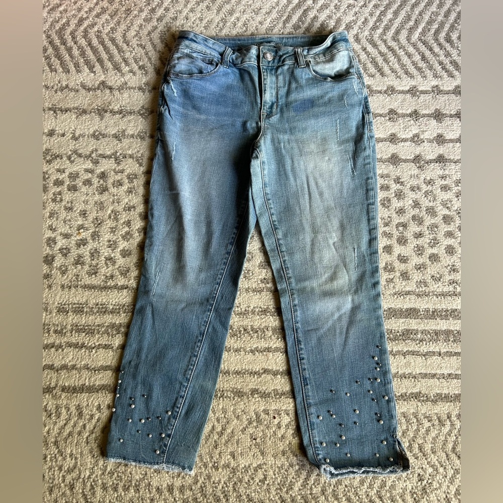 Maurice’s Pearl Detailed Jeans- Women’s Size 7/8